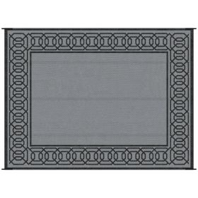 Outsunny Reversible Outdoor Rug, 9' x 12' Waterproof Plastic Straw Floor Mat, Portable RV Camping Carpet, Large Floor Mat for Backyard, Deck, Pic